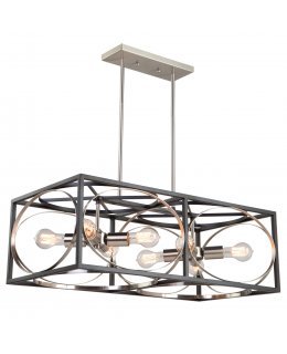 Artcraft   CL15098  Corona Rectangular Linear Pendant